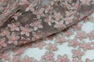 Beaded Embroidered Tulle